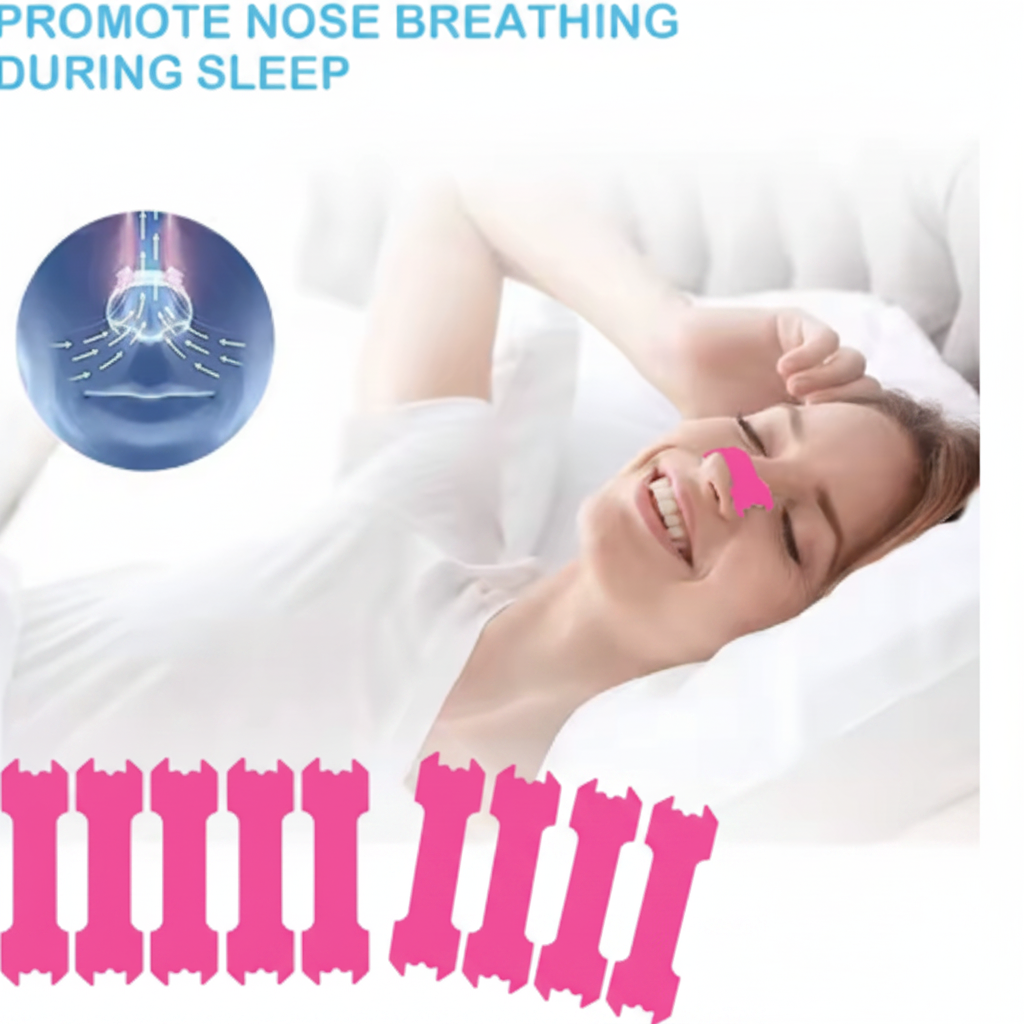 HushTape silicone nose clips for nasal breathing during sleep